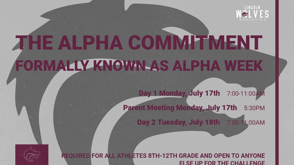 Alpha Commitment
