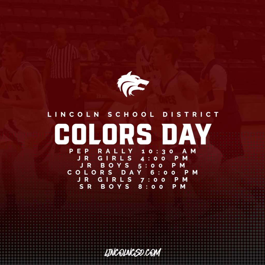 colors day schedule