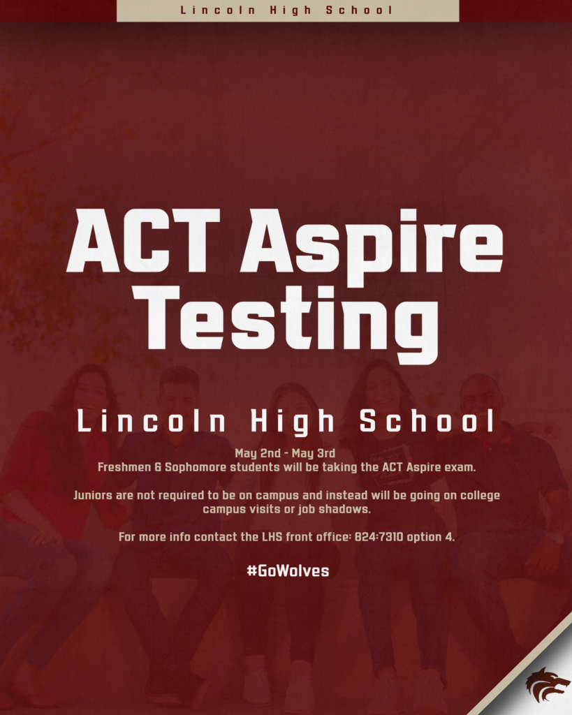 ACT Aspire Testing Flyer